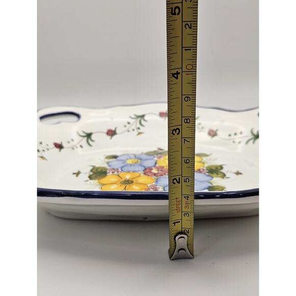 Ceramica Albalat Spanish Pottery Hand-Painted 10.5" Serving Platter Wall Plate - Picture 7 of 7